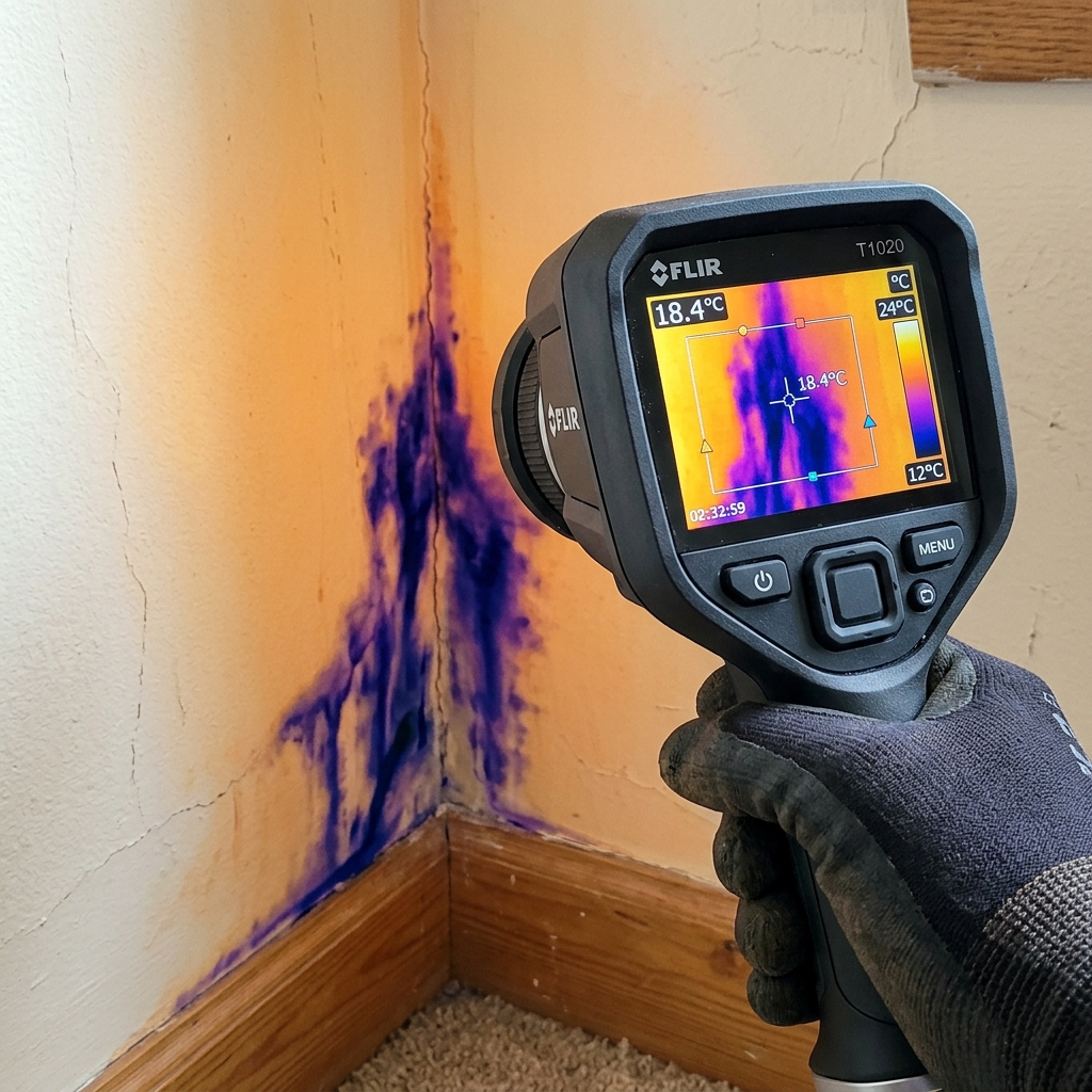 Prise de mesures et relevés thermographiques