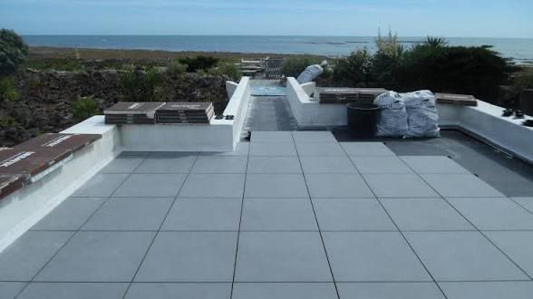 Étanchéité liquide & terrasse bois sur plots - Villa à Boulogne-Billancourt (92)
